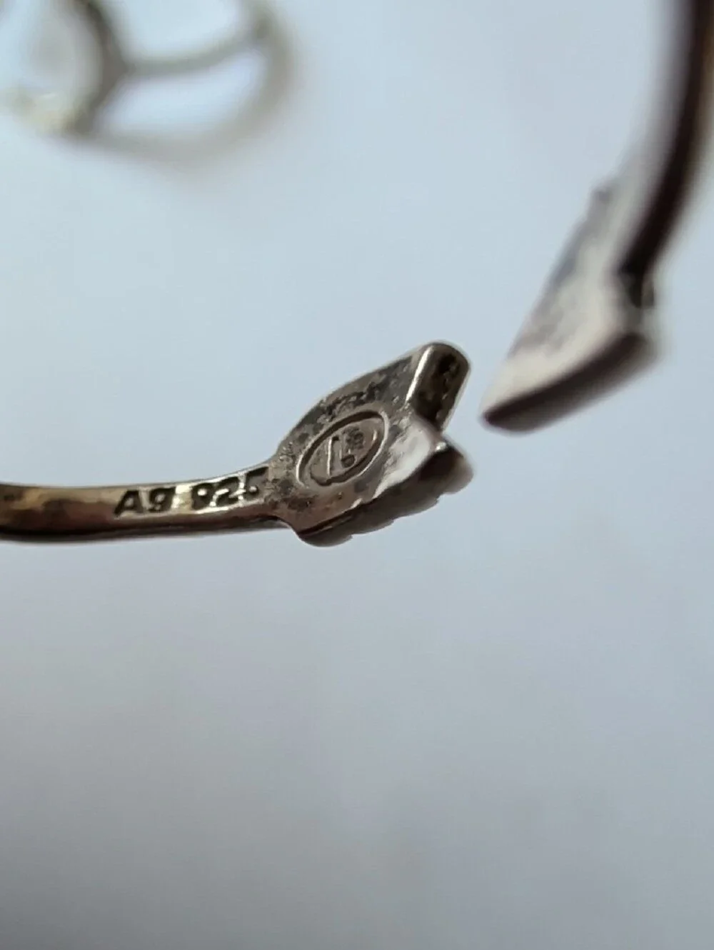 Sterling Silver Moon & Arrow Open Rings - Silver